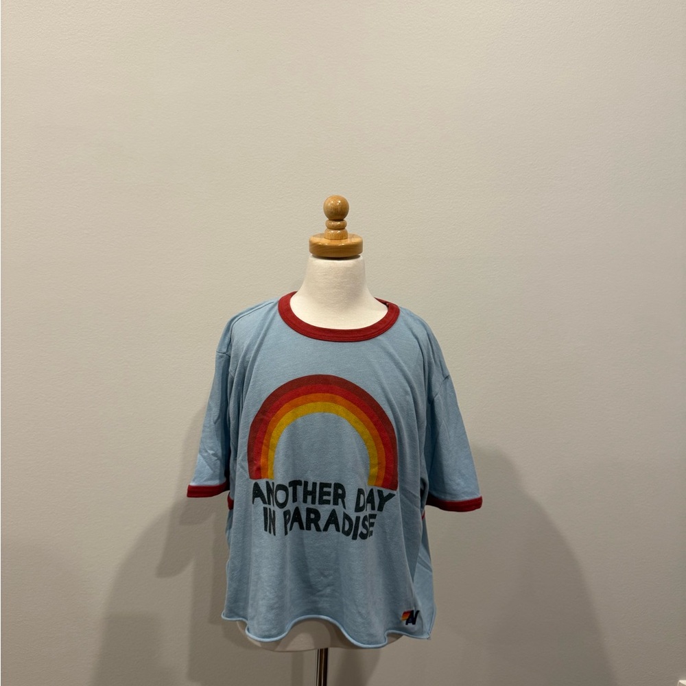 Aviator Nation rainbow paradise T-Shirt